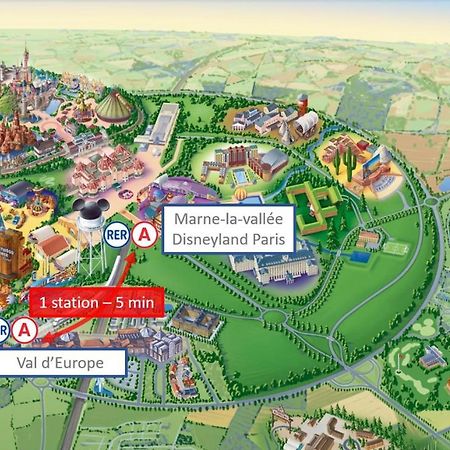 Studio Art - Shopping Center And Train Station 500M - Disneyland Paris 5Min Montévrain Extérieur photo